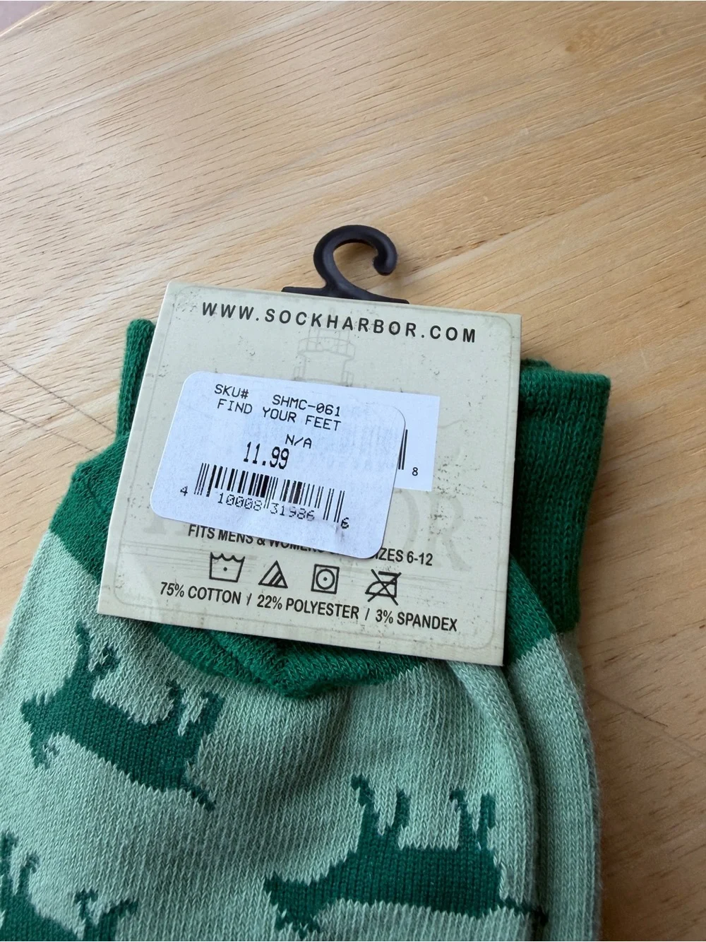 NWT Sock Harbor GOAT Greatest of All Time Novelty Crew Socks Unisex Y9